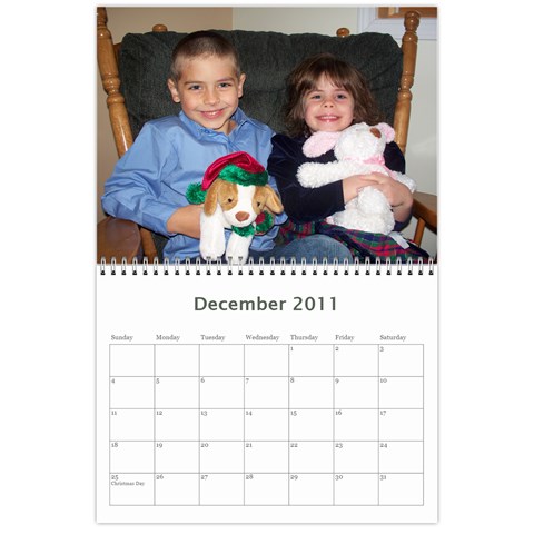 2011 Calendar By Kris Dec 2011