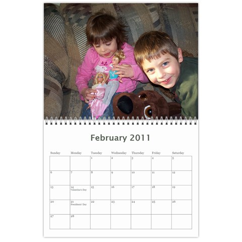 2011 Calendar By Kris Feb 2011
