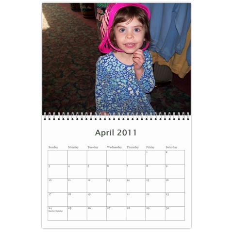 2011 Calendar By Kris Apr 2011