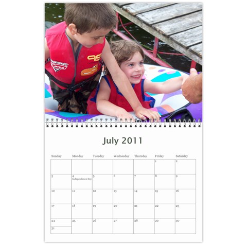 2011 Calendar By Kris Jul 2011