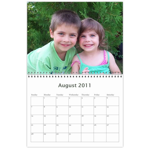 2011 Calendar By Kris Aug 2011