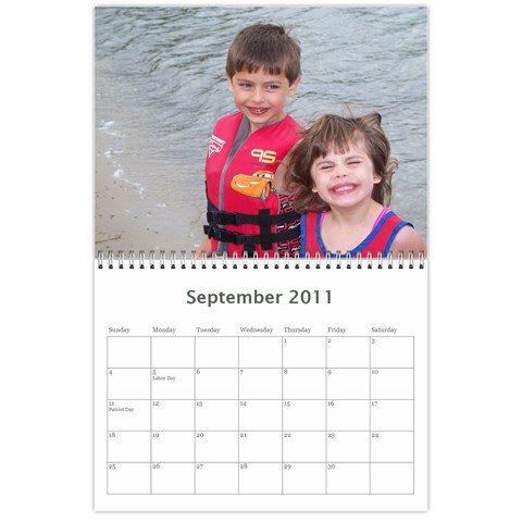 2011 Calendar By Kris Sep 2011