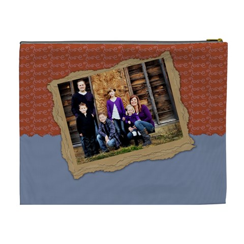 Family Xl Cosmetic Bag By Danielle Christiansen Back