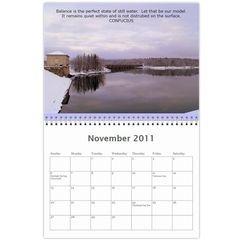 Calendar By Theresa Kelly Nov 2011