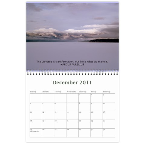 Calendar By Theresa Kelly Dec 2011