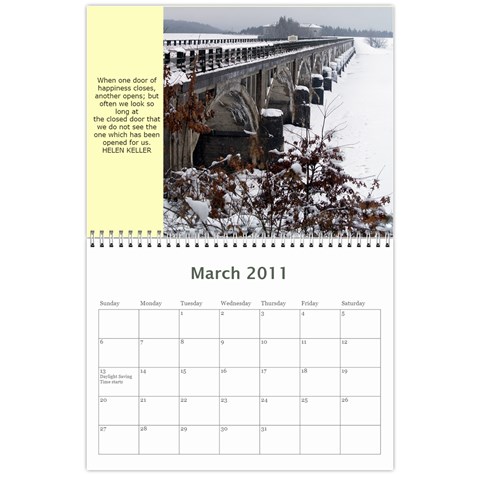Calendar By Theresa Kelly Mar 2011