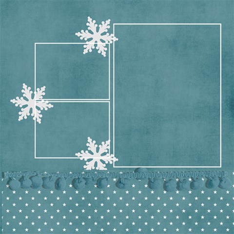 Snow Fun Quickpages By Jennyl 12 x12  Scrapbook Page - 9