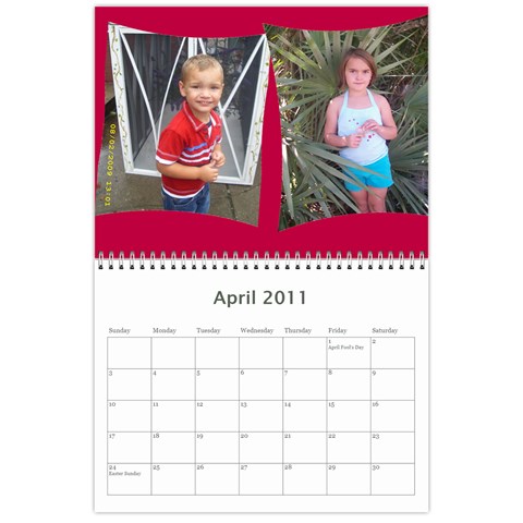 Calendar By Jessica Apr 2011