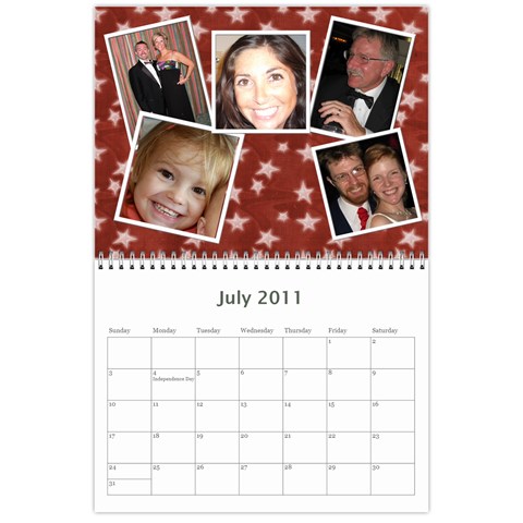Tootie s Calendar 2011 By Colton Jul 2011