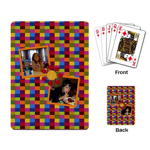 Abc Jump Playing Cards By Lisa Minor Back