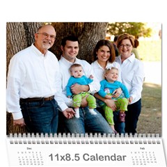 Calendar 2011 - Wall Calendar 11  x 8.5  (12-Months)