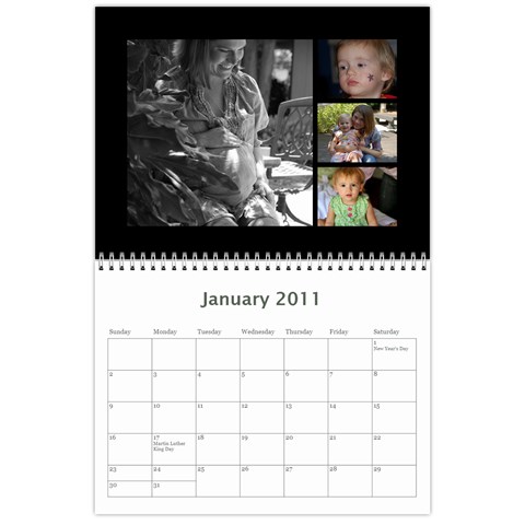 Calendar 2011 By Courtney Milam Jan 2011