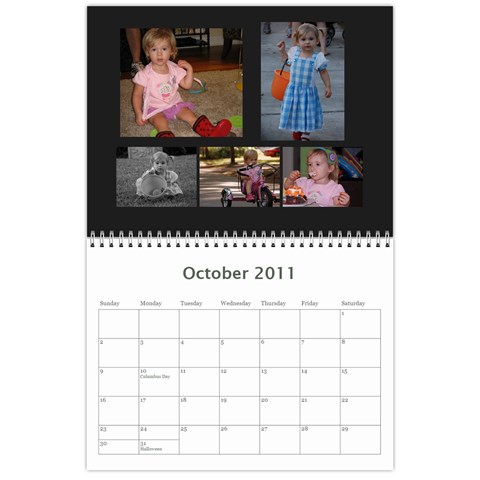 Calendar 2011 By Courtney Milam Oct 2011