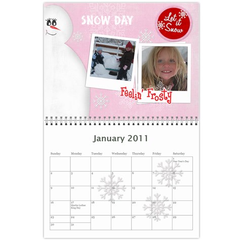 12 Mos Calendar By Marion Gates Jan 2011