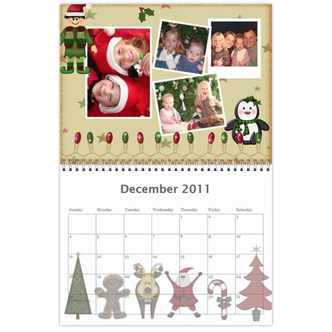 12 Mos Calendar By Marion Gates Dec 2011