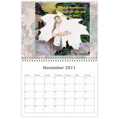 Moms Calendar By Kelli Ward Nov 2011