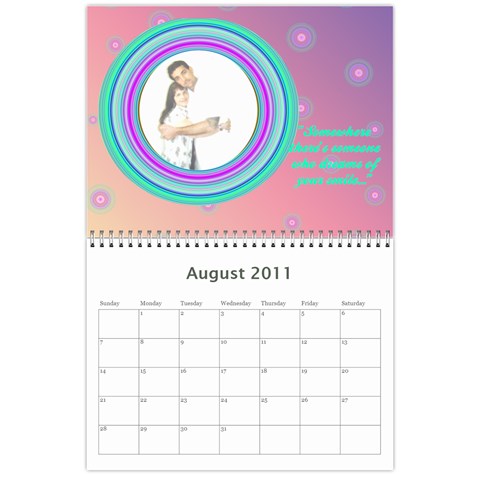 Moms Calendar By Kelli Ward Aug 2011