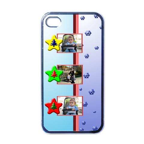 Christmas Baby Iphone 4 Case By Daniela Front