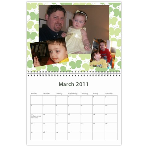 Family Calendar By Marcela Mar 2011