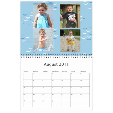 Family Calendar By Marcela Aug 2011