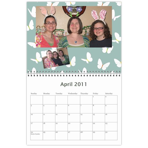 2011 Calendar Apr 2011