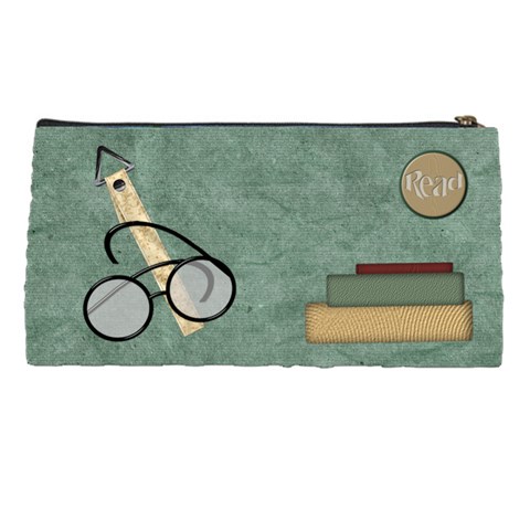 A Good Read Pencil Case By Lisa Minor Back