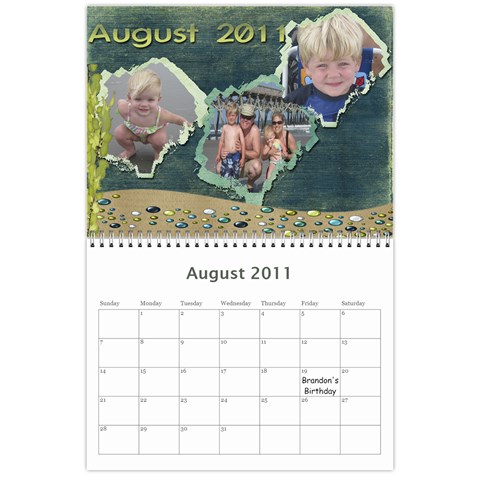 2011 Marlow Calendar By Heather Marlow Aug 2011