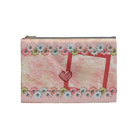Amore Medium Cosmetic Bag 1 By Lisa Minor Front