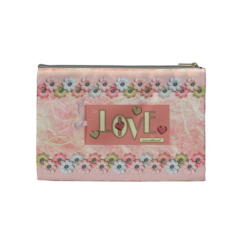 Amore Medium Cosmetic Bag 1 By Lisa Minor Back