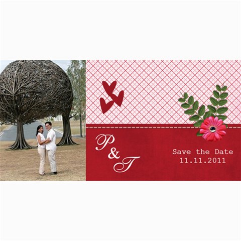 Save The Date Cards 8 x4  Photo Card - 1