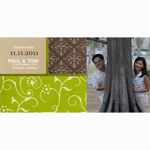 Save The Date Photo Cards 8 x4  Photo Card - 2