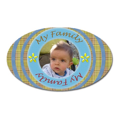 My Family Magnet By Daniela Front