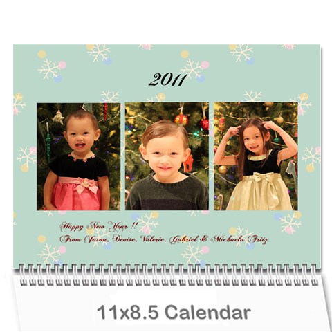 2011calender By Mamie Fritz Cover