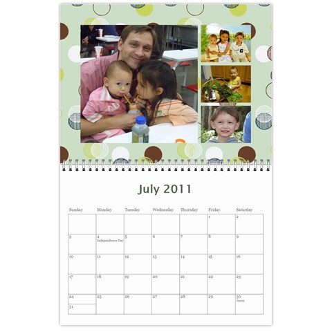 2011calender By Mamie Fritz Jul 2011