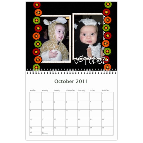 2011 Calendar By Dimplzz Oct 2011