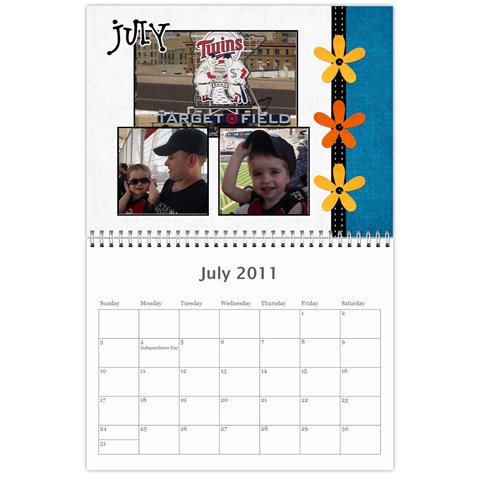 2011 Calendar By Dimplzz Jul 2011
