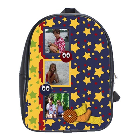 Primary Cardboard Large Backpack 1 By Lisa Minor Front