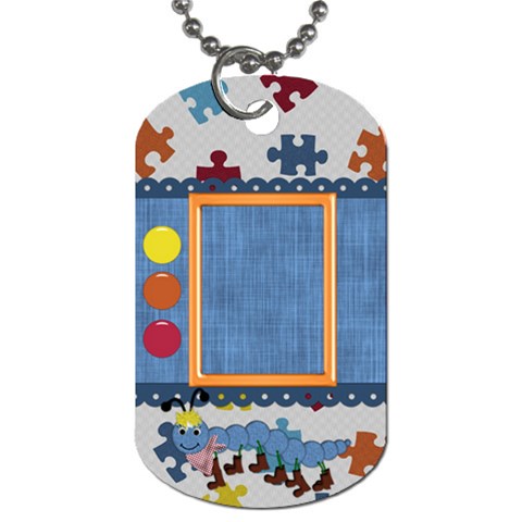Silly Summer Fun Dog Tag 1 By Lisa Minor Front