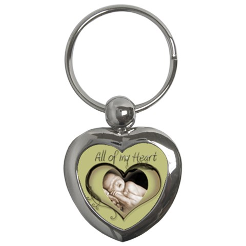 All Of My Heart Keyring By Catvinnat Front
