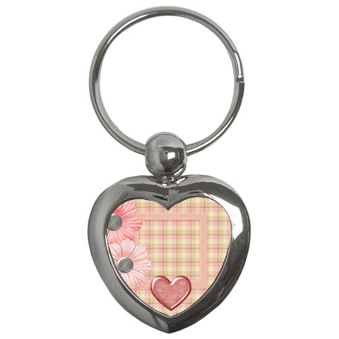 Amore Heart Shaped Keychain 1 By Lisa Minor Front