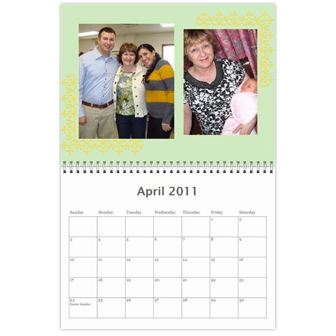 Nana Calendar By Beth Kamleh Apr 2011