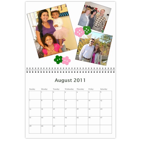 Nana Calendar By Beth Kamleh Aug 2011