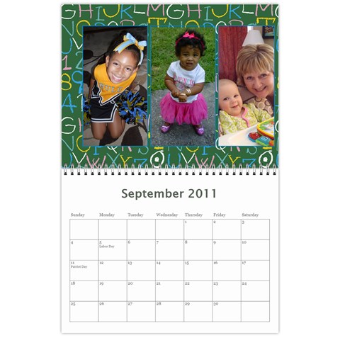 Nana Calendar By Beth Kamleh Sep 2011