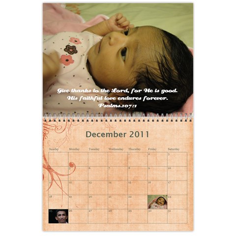 Calender 2011 By Kezia Finny Dec 2011