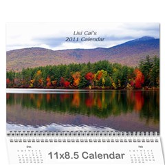 2011 Calendar design#2 - Wall Calendar 11  x 8.5  (12-Months)