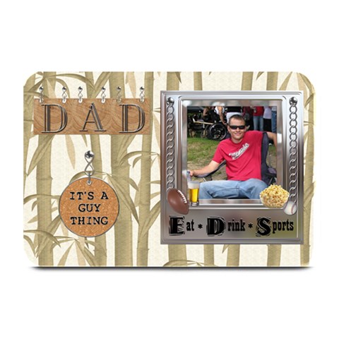 Dad 18x12 Placemat By Lil 18 x12  Plate Mat