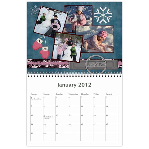 2012 Calendar By Jocey Jan 2012