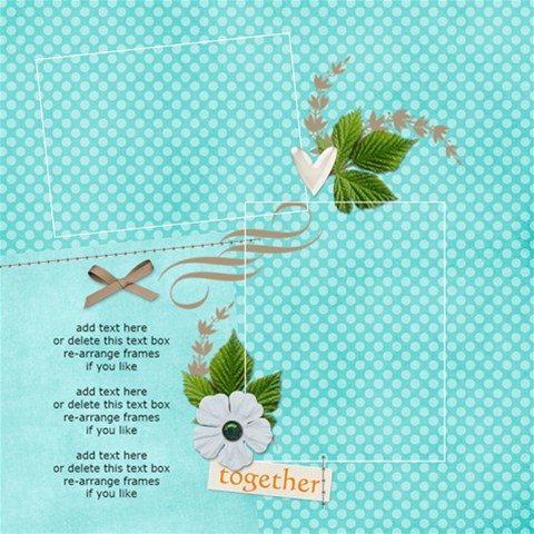 Life Is Beautiful Quickpages By Jennyl 12 x12  Scrapbook Page - 5