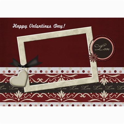 You ve Stolen My Heart Valentines Card By Lisa Minor 7 x5  Photo Card - 8