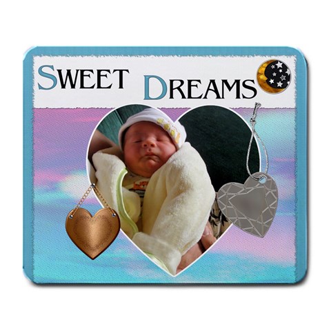Sweet Dreams Large Mousepad By Lil Front